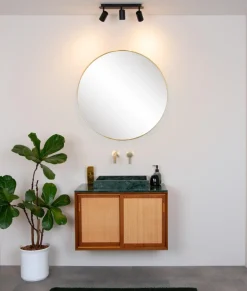 Lucide Lennert 40cm badrumslampa Svart
