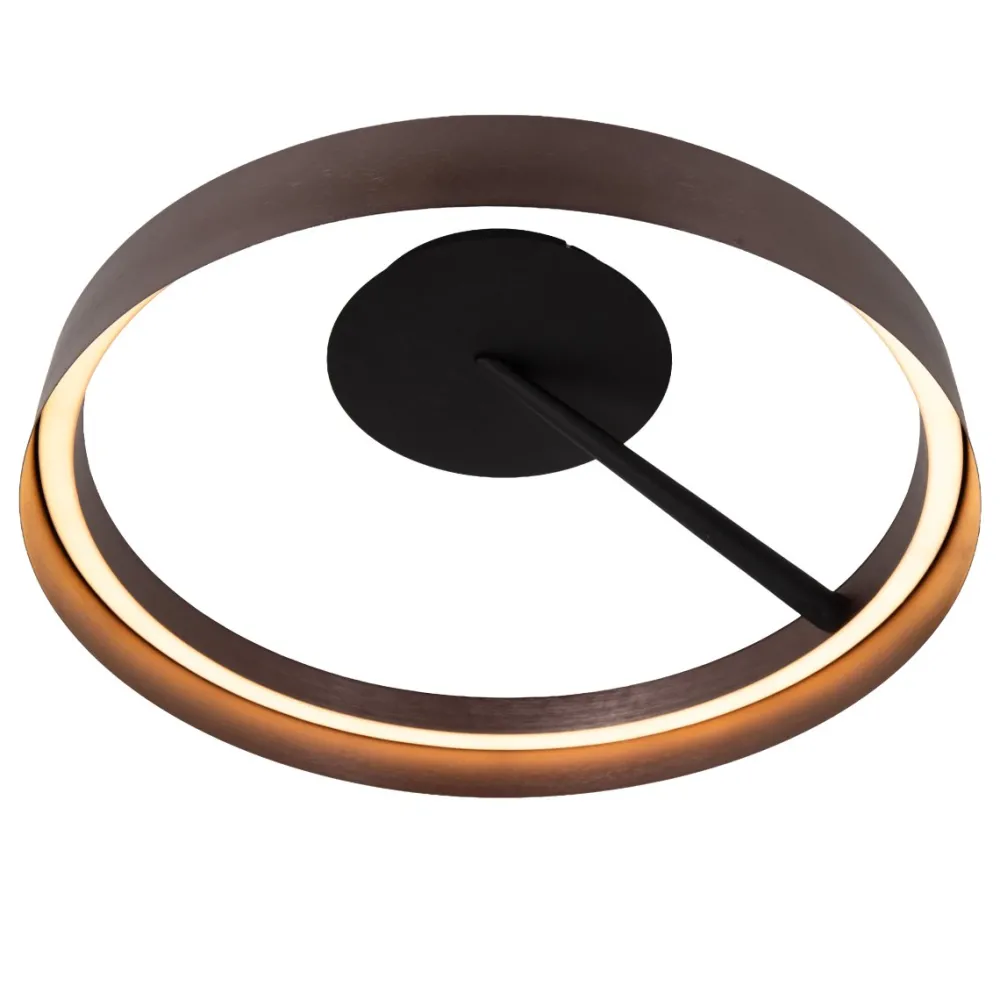 Hot Lucide Leonard Ø55 plafond Brun