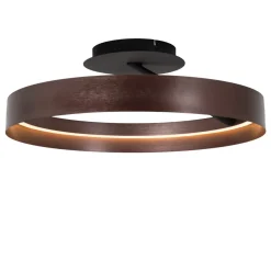 Hot Lucide Leonard Ø55 plafond Brun