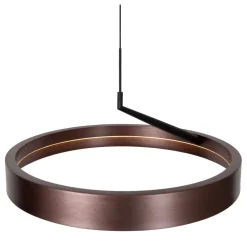Lucide Leonard Ø55 taklampa Brun