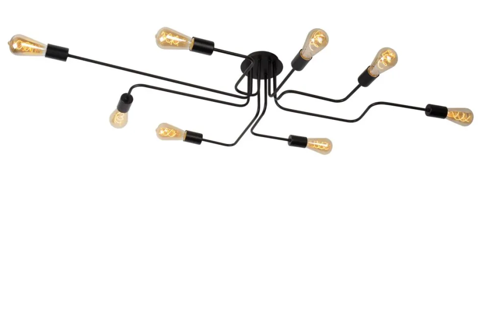 Clearance Lucide Lester 150cm plafond Svart