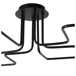 Hot Lucide Lester 100cm plafond Svart