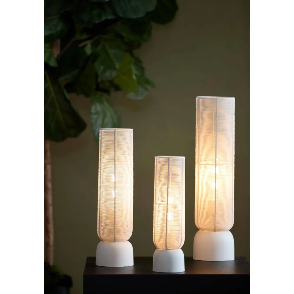 Discount Light & Living Lezuza 50cm bordslampa Krämvit