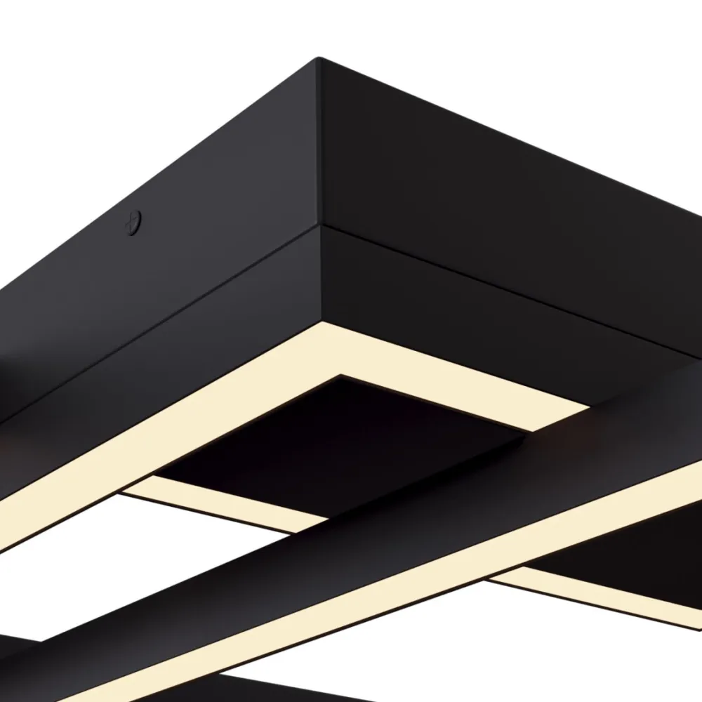 New Maytoni Line 78cm plafond Svart