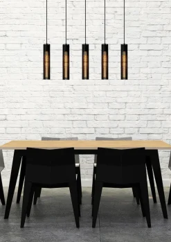 Sale Lucide Lionel 100cm taklampa Svart