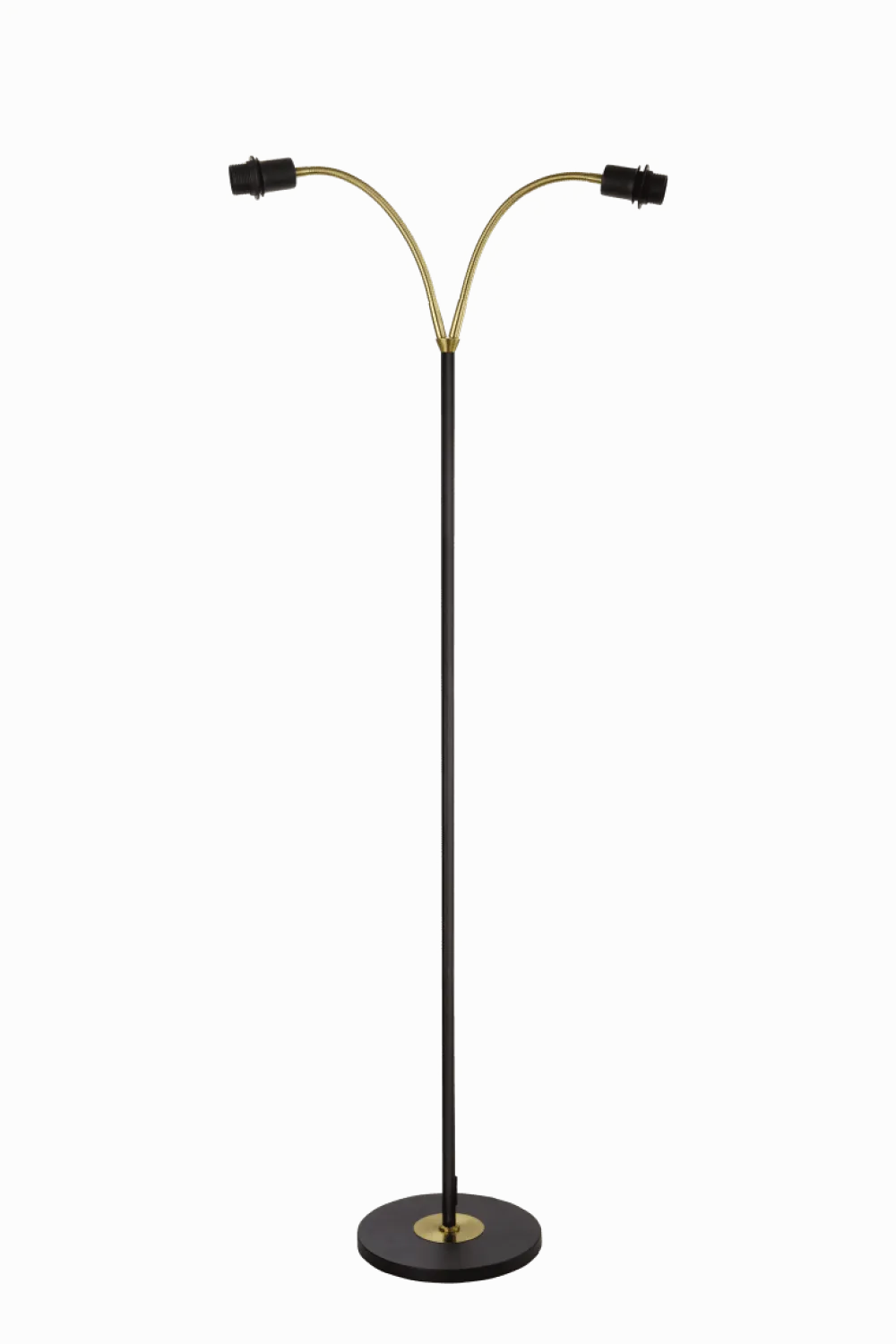 Discount Aneta Lighting Ljusdal 2 golvlampa Svart