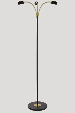 Discount Aneta Lighting Ljusdal 3 golvlampa Svart