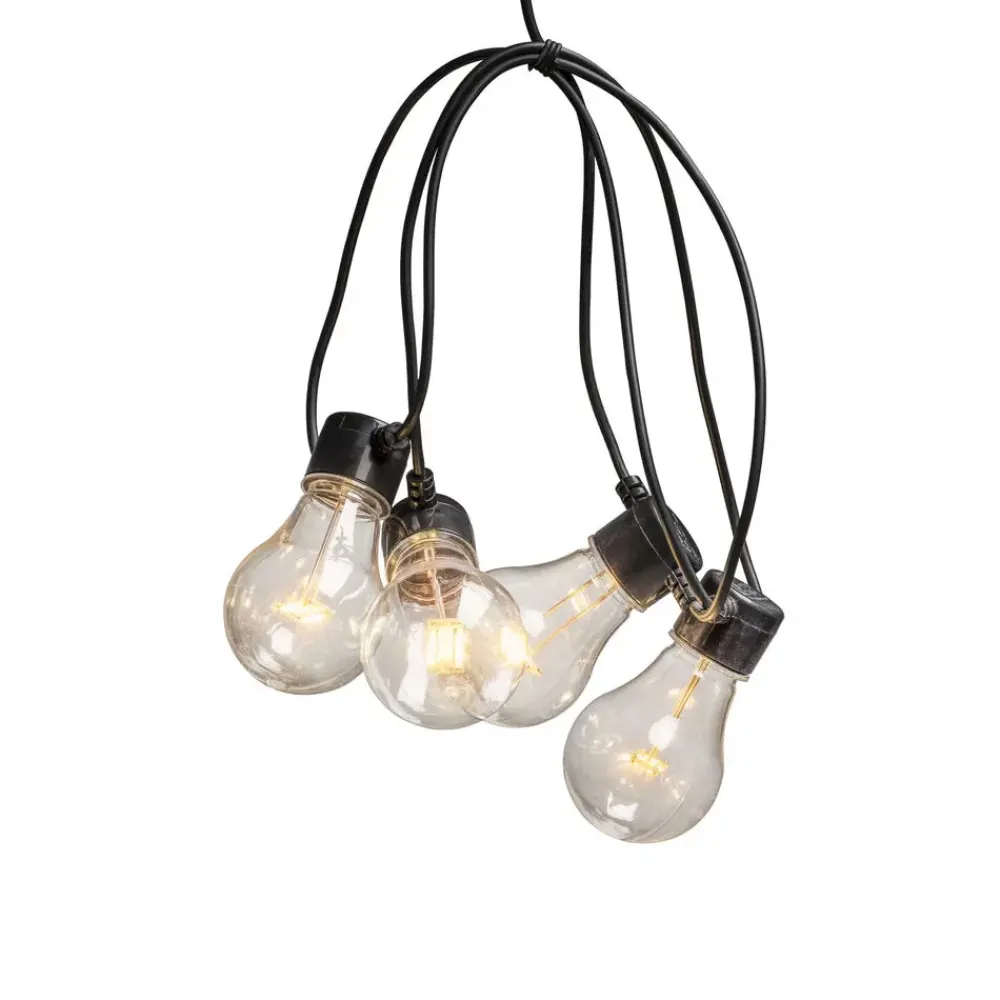 Best Konstsmide Ljusslinga amber LED 10m Svart