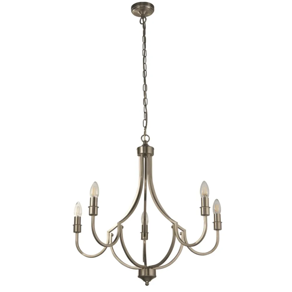 Best Searchlight Lodge Ø65 taklampa Silver