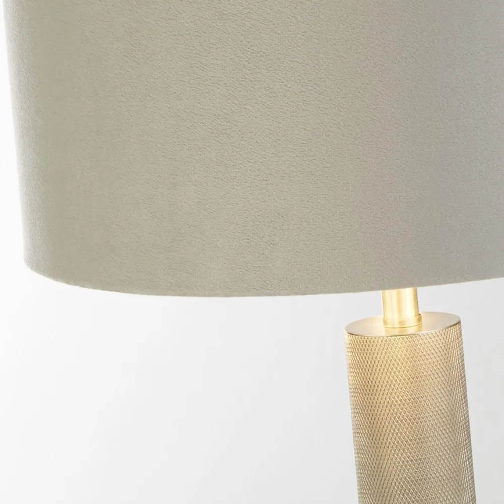 Outlet Searchlight London 63cm bordslampa Grå