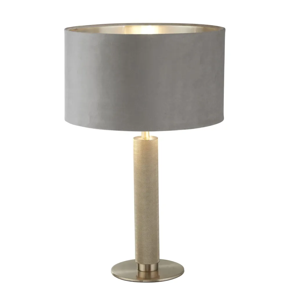 Outlet Searchlight London 63cm bordslampa Grå