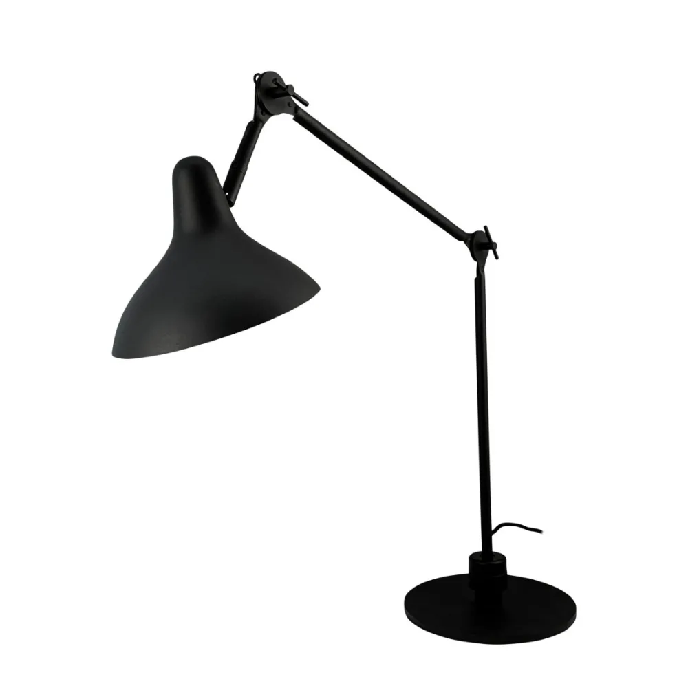 Online Dyberg Larsen Lotus 85cm skrivbordslampa Svart