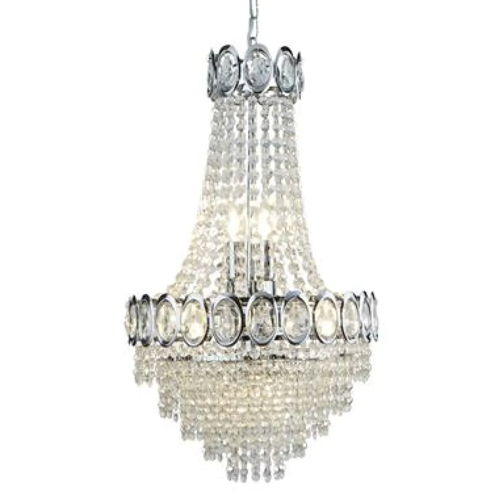 Searchlight Louis Phillipe Ø40 kristall Krom
