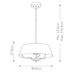 Discount Elstead Lighting Luella Ø40 taklampa