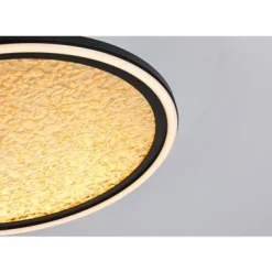 Outlet Searchlight Luna Ø40 plafond Svart/guld