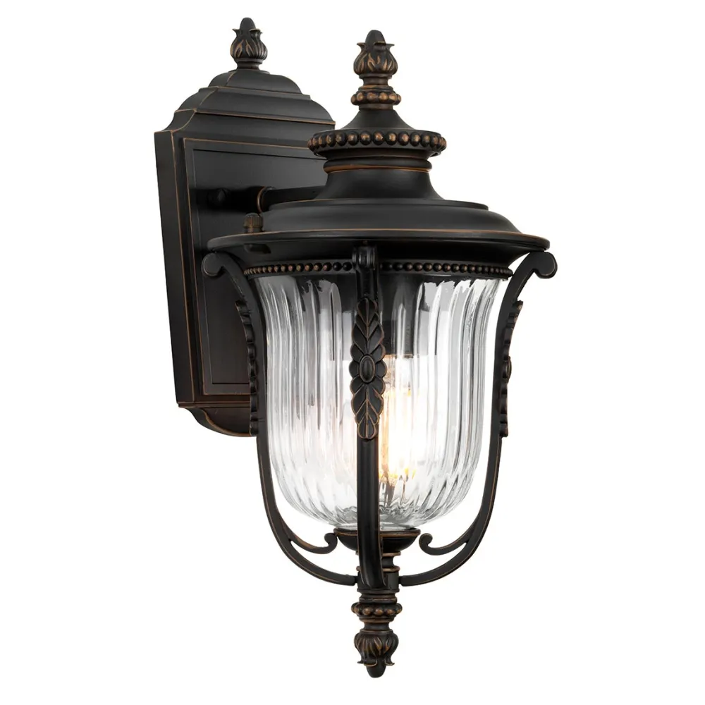 Clearance Elstead Lighting Luverne utelampa Brons