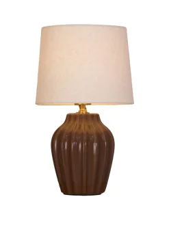 New PR Home Lyon 32cm bordslampa Brun