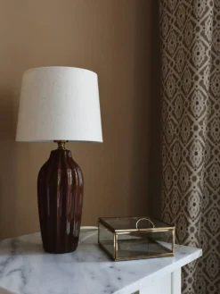New PR Home Lyon 40cm bordslampa Brun