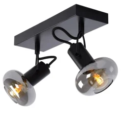 Discount Lucide Madee 2 spotlight Svart