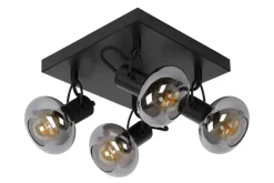 Outlet Lucide Madee 4 spotlight Svart