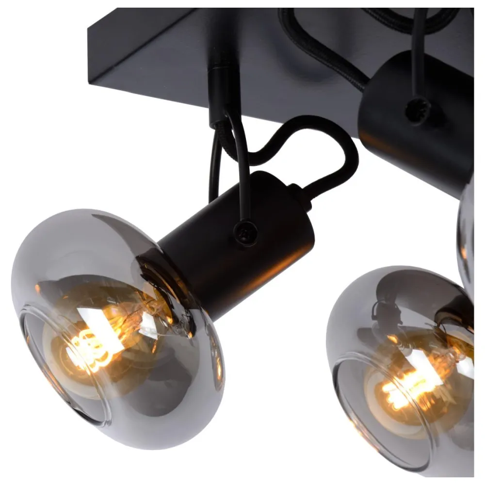 Outlet Lucide Madee 4 spotlight Svart
