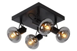 Outlet Lucide Madee 4 spotlight Svart