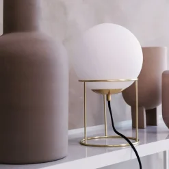 Dyberg Larsen Madrid 34cm bordslampa Mässing