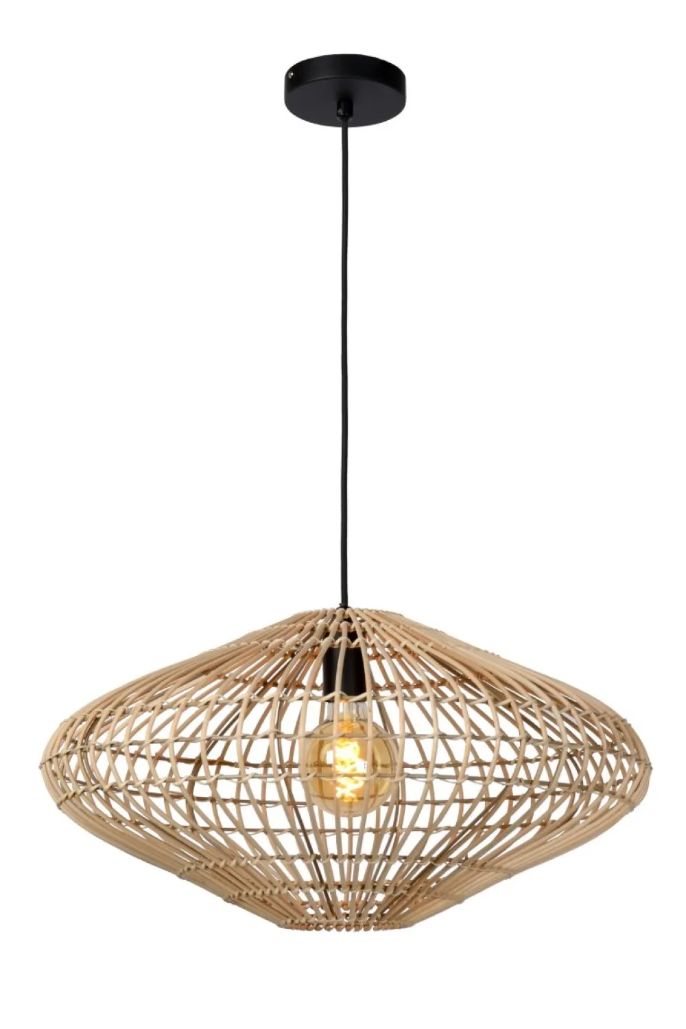 Outlet Lucide Magali Ø56 taklampa Natur
