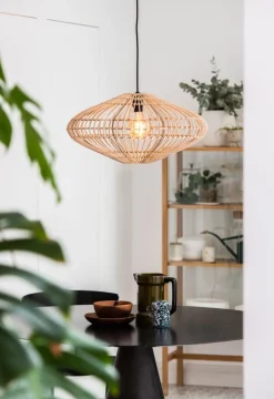 Outlet Lucide Magali Ø56 taklampa Natur