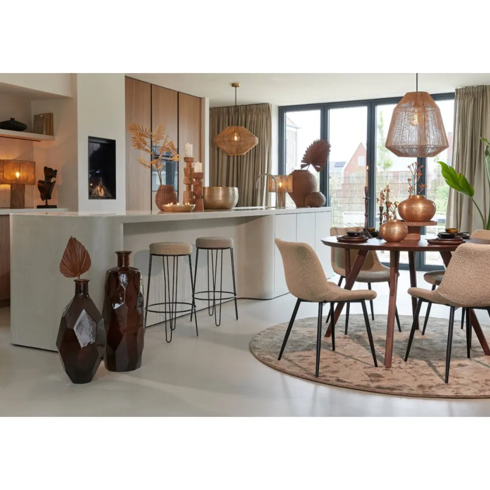 Discount Light & Living Malva Ø60 taklampa Natur