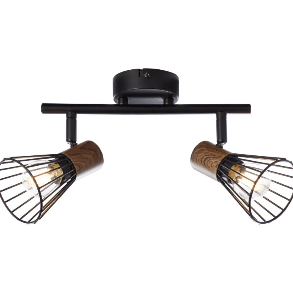 Brilliant Manama 2 spotlight Svart