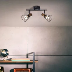 Brilliant Manama 2 spotlight Svart