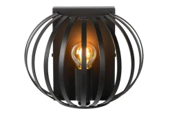 Discount Lucide Manuela 17cm vägglampa Svart