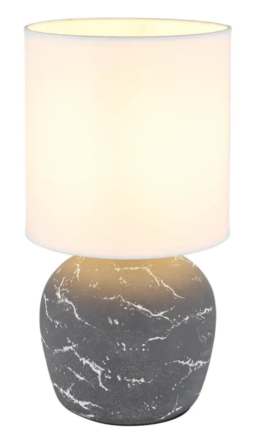 Globo Lighting Marble 30cm bordslampa Grå