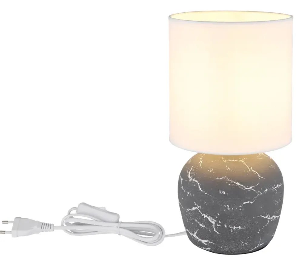 Globo Lighting Marble 30cm bordslampa Grå