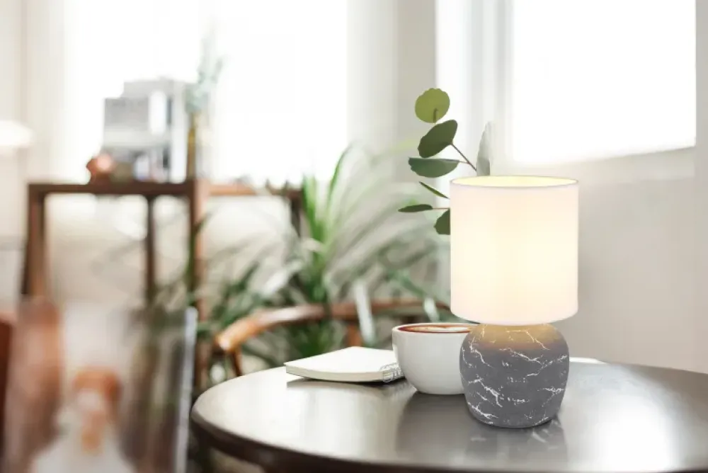 Globo Lighting Marble 30cm bordslampa Grå