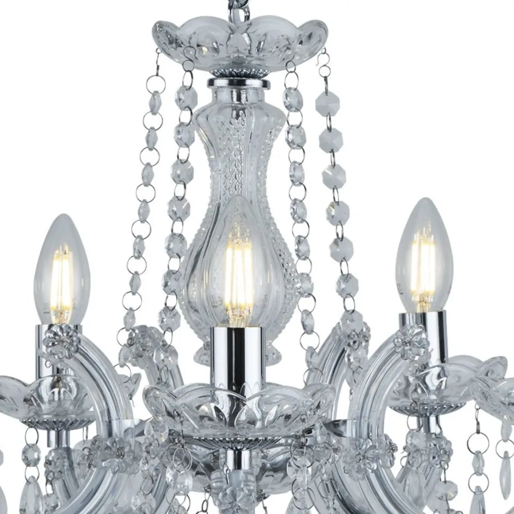 Hot Searchlight Marie Therese Ø48 taklampa Krom