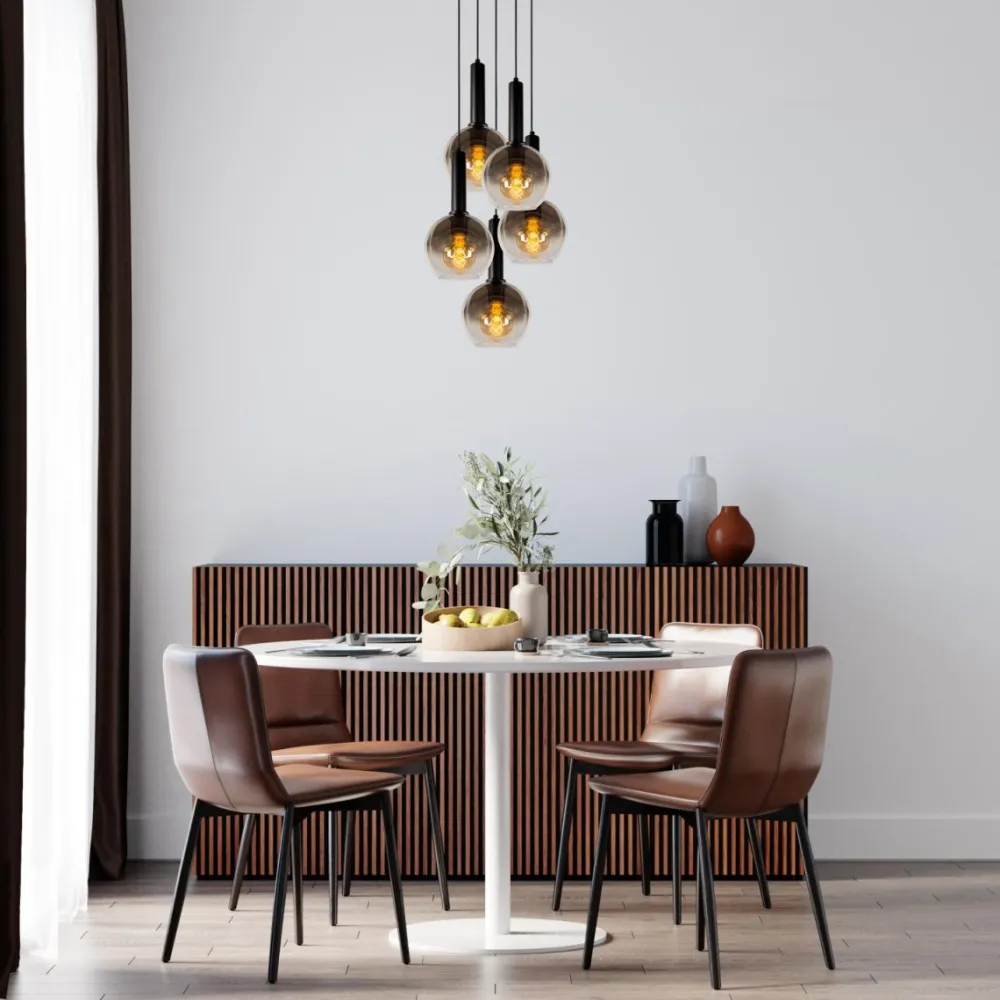 Discount Lucide Marius Ø55 taklampa Svart