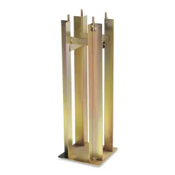 New Konstsmide Markfäste galvat 50cm stolpe