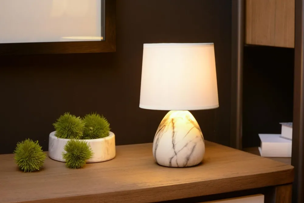 Online Lucide Marmo 25cm bordslampa