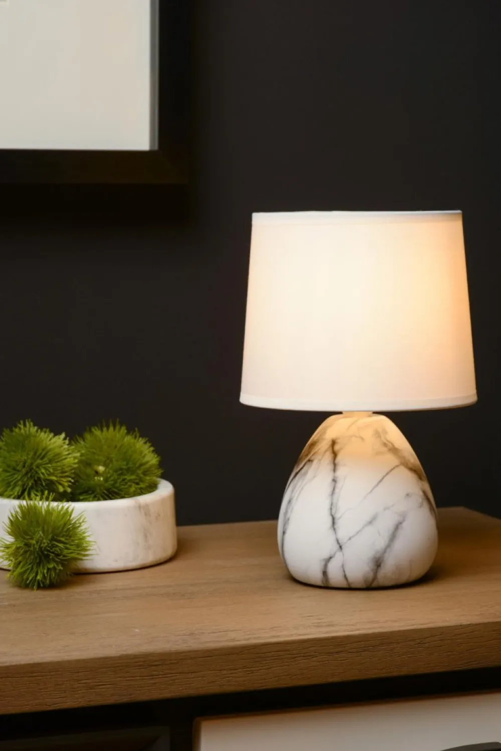 Online Lucide Marmo 25cm bordslampa