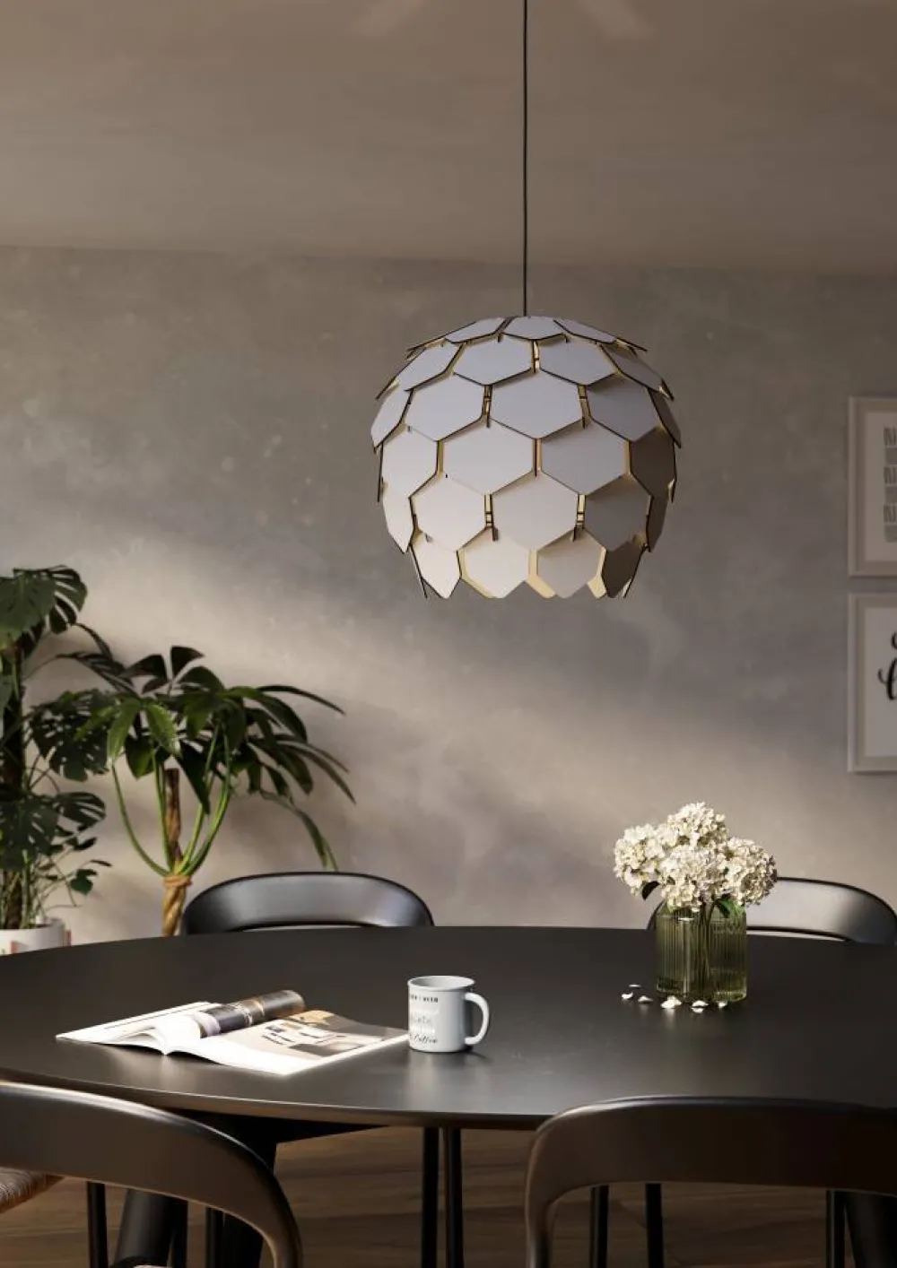 Discount Eglo Mattanza Ø50 taklampa Grå