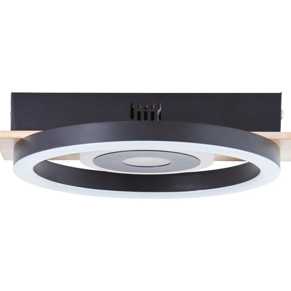 Outlet Brilliant Maureen 22cm plafond Svart