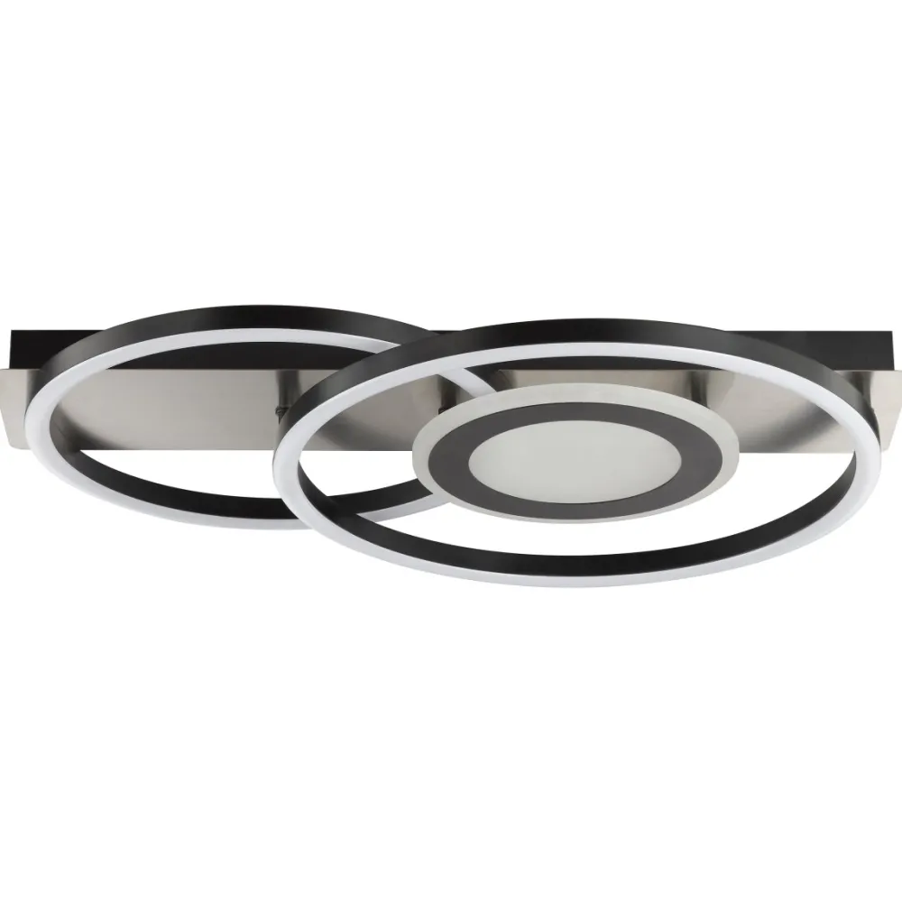 Outlet Brilliant Maureen 55cm plafond Svart