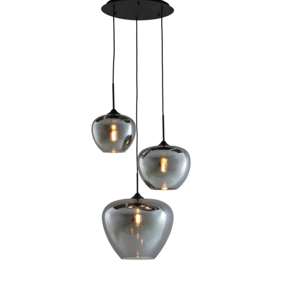 Discount Light & Living Mayson Ø40 taklampa Rökfärgad