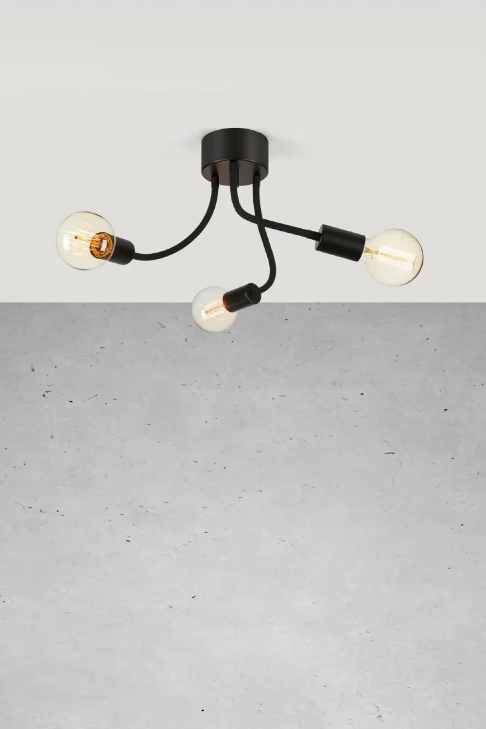 Clearance Markslöjd Medusa 44cm plafond Svart