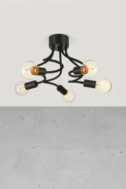Discount Markslöjd Medusa 70cm plafond Svart