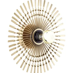 Discount Brilliant Mendoza Ø33 vägglampa Guld