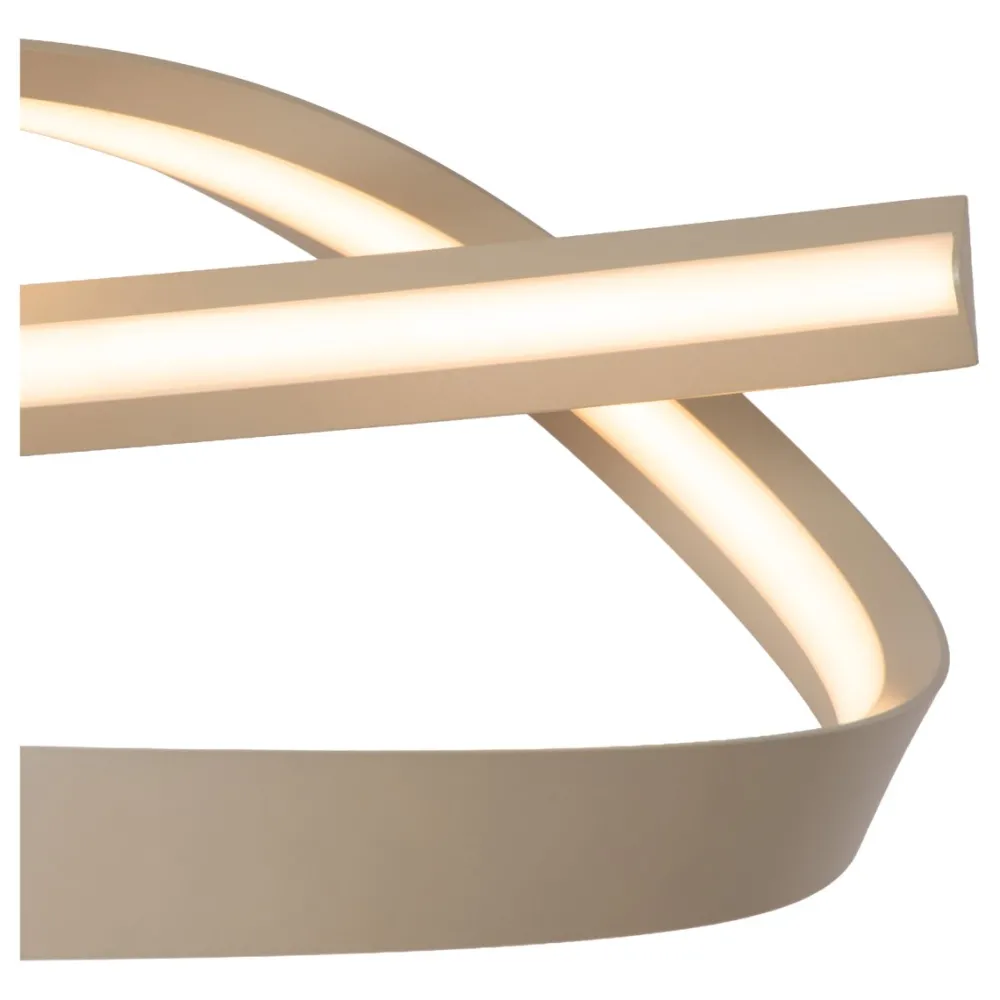 Hot Lucide Menuet 110cm taklampa Beige