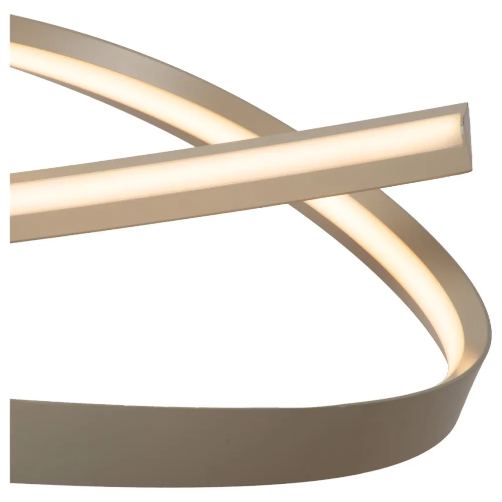 New Lucide Menuet 140cm taklampa Beige